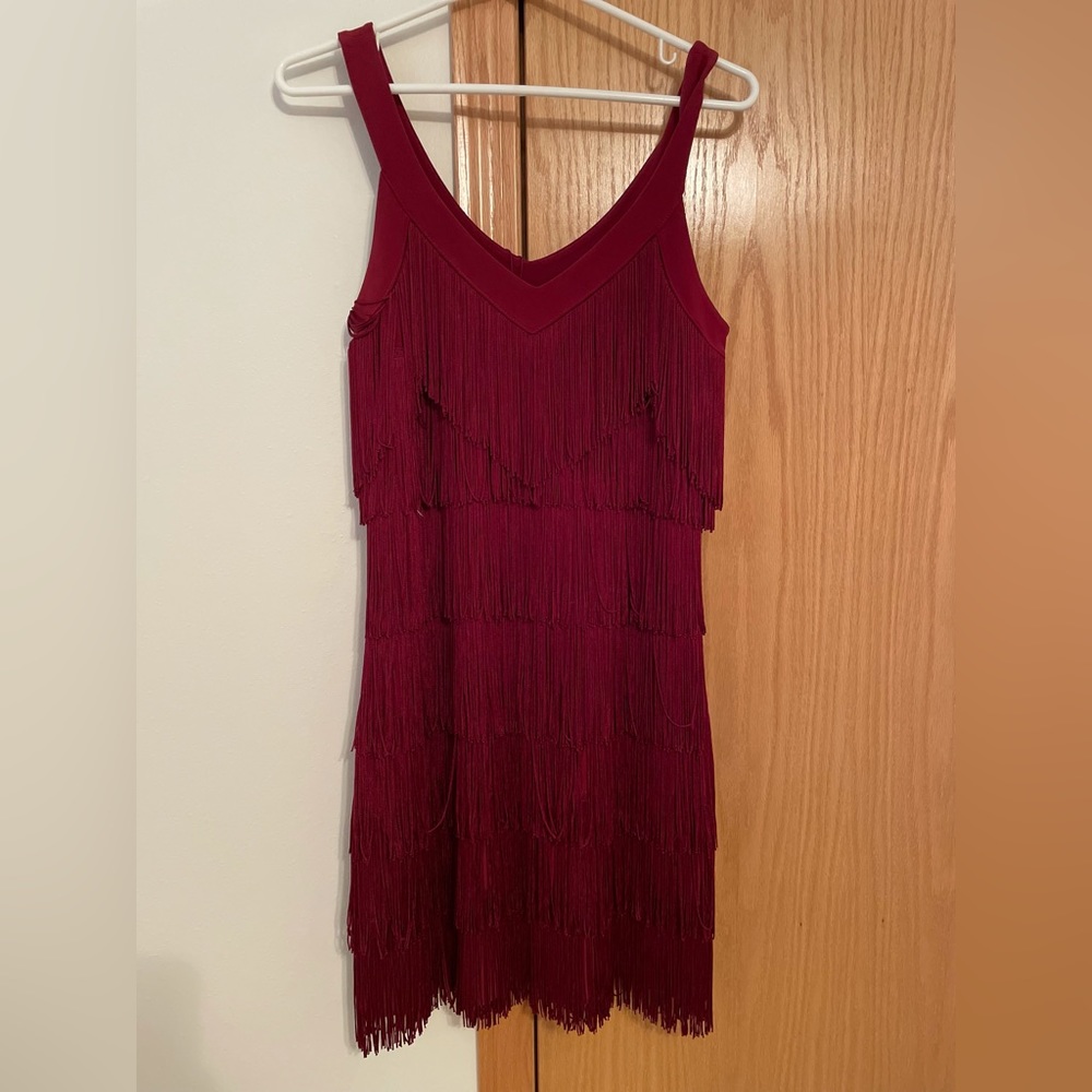 White House Black Market Fringe Dress